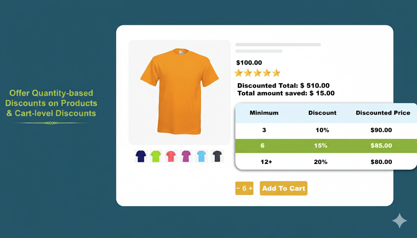 Quantity Discount Example In Store WooCommerce Quantity Discount Demo | Try Live Tiered Pricing