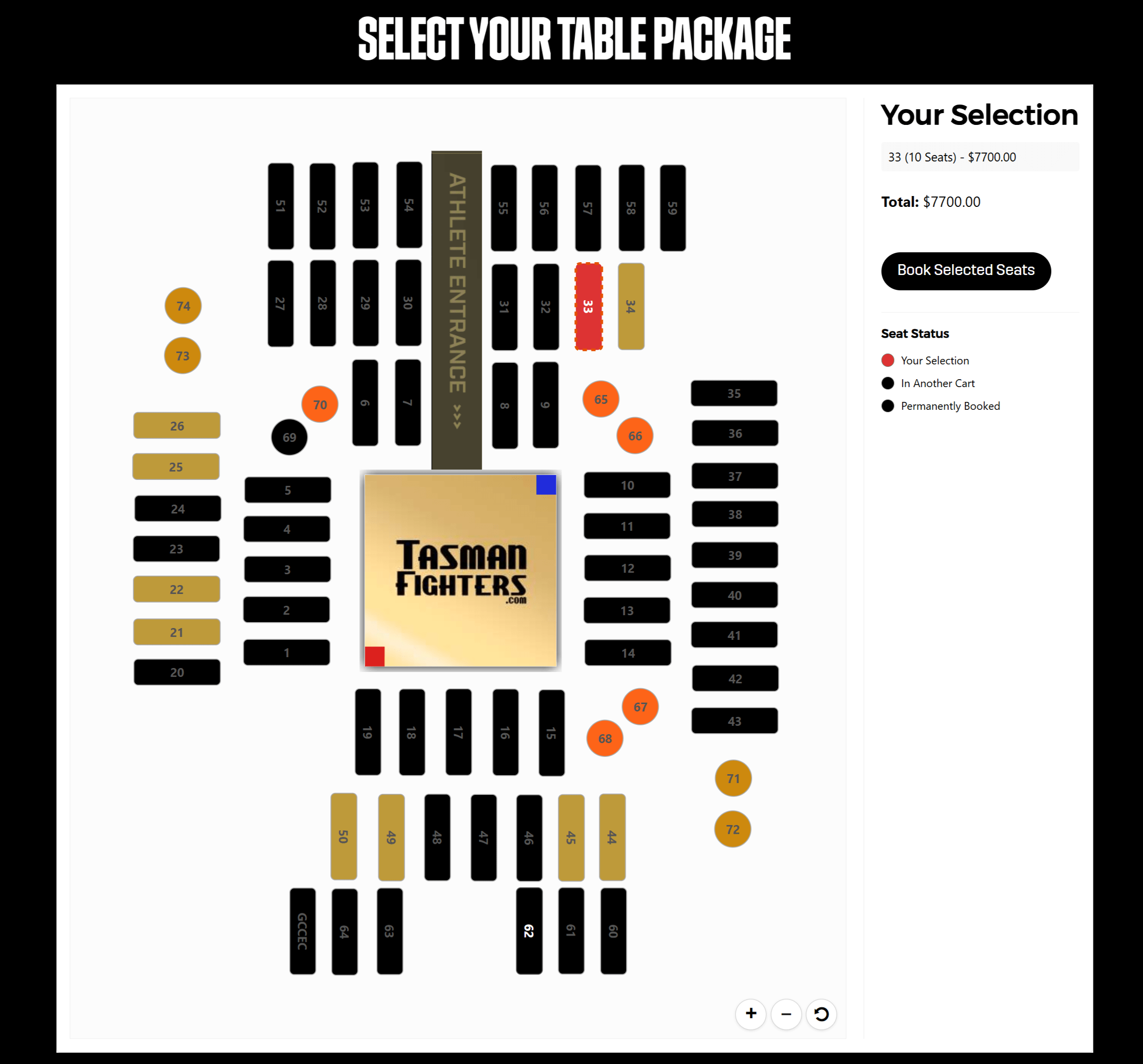 wordpress seating chart
