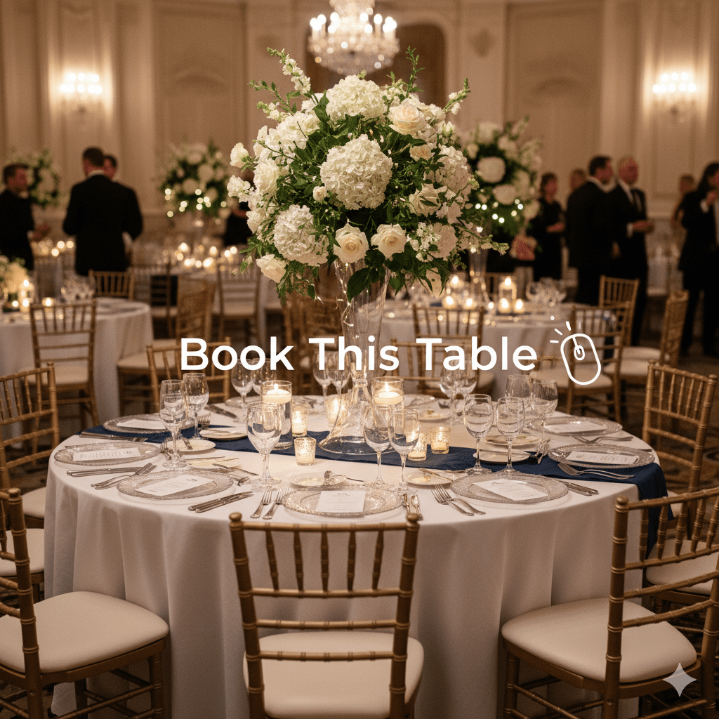 Comfortable and stylish event seating for banquet halls set up for a wedding.