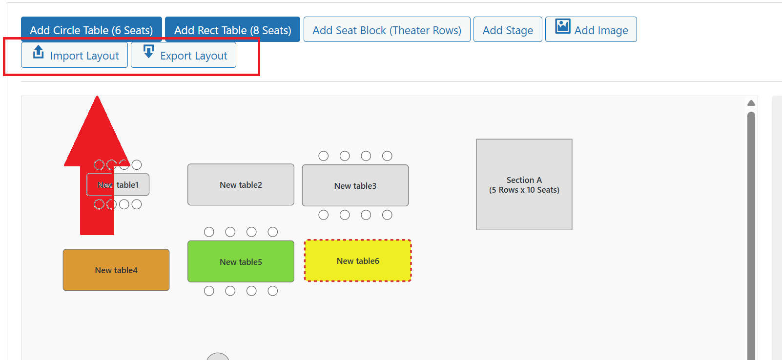 WordPress Seating Chart Plugin