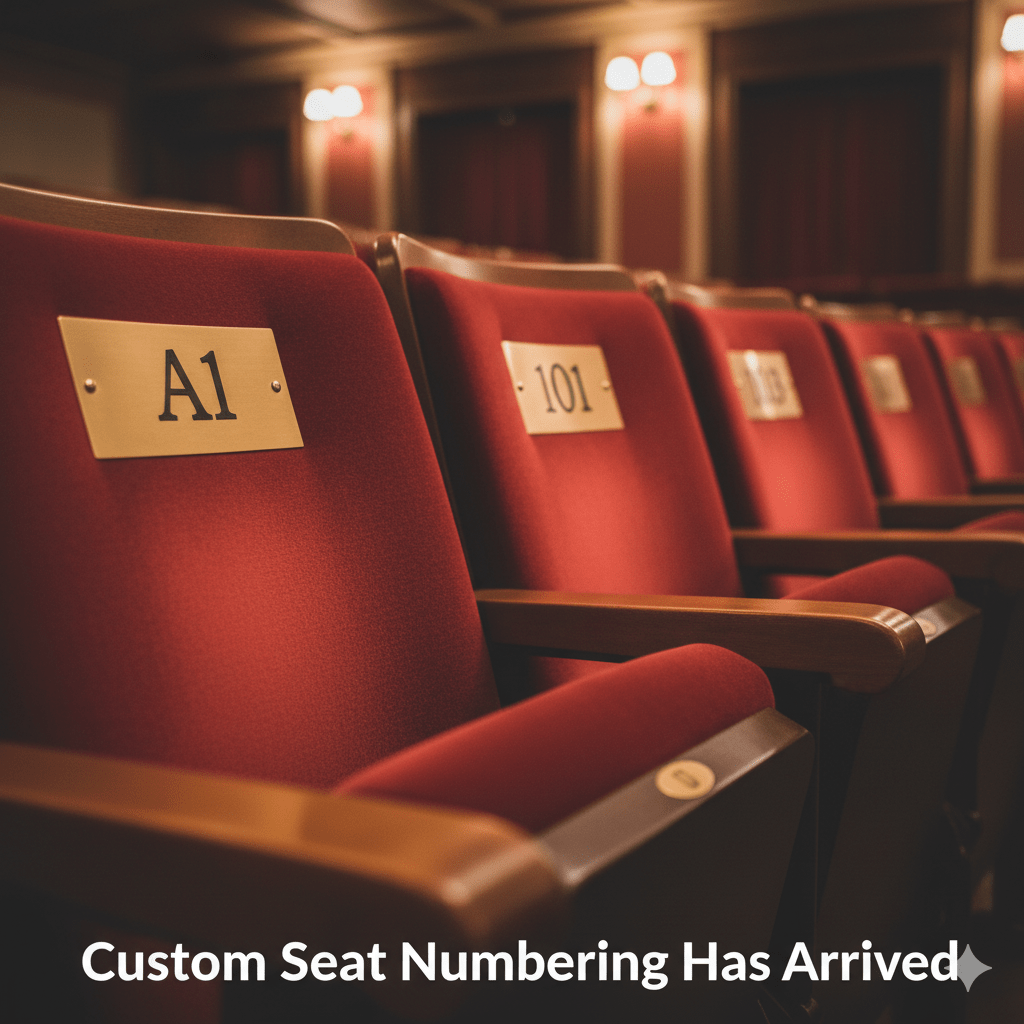 custom seat numbering