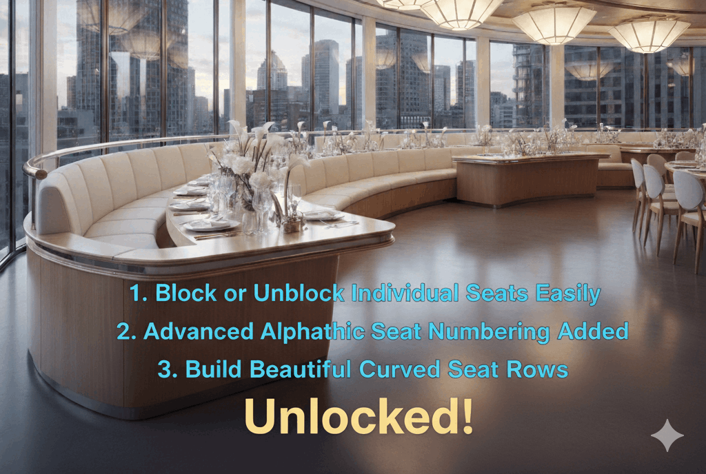 Big WordPress Seating Chart Plugin Updates for Basic Users