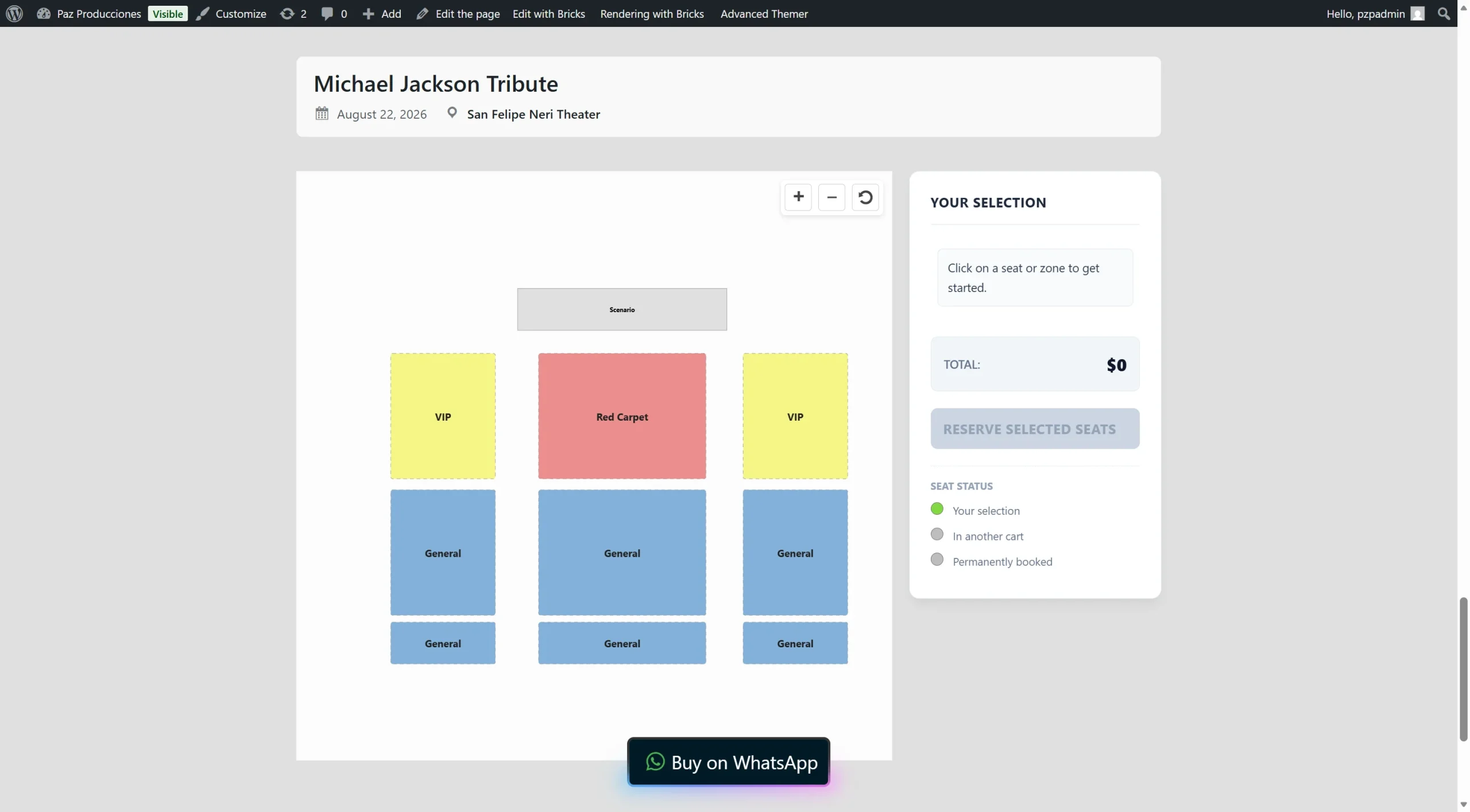 wordpress seating chart plugin