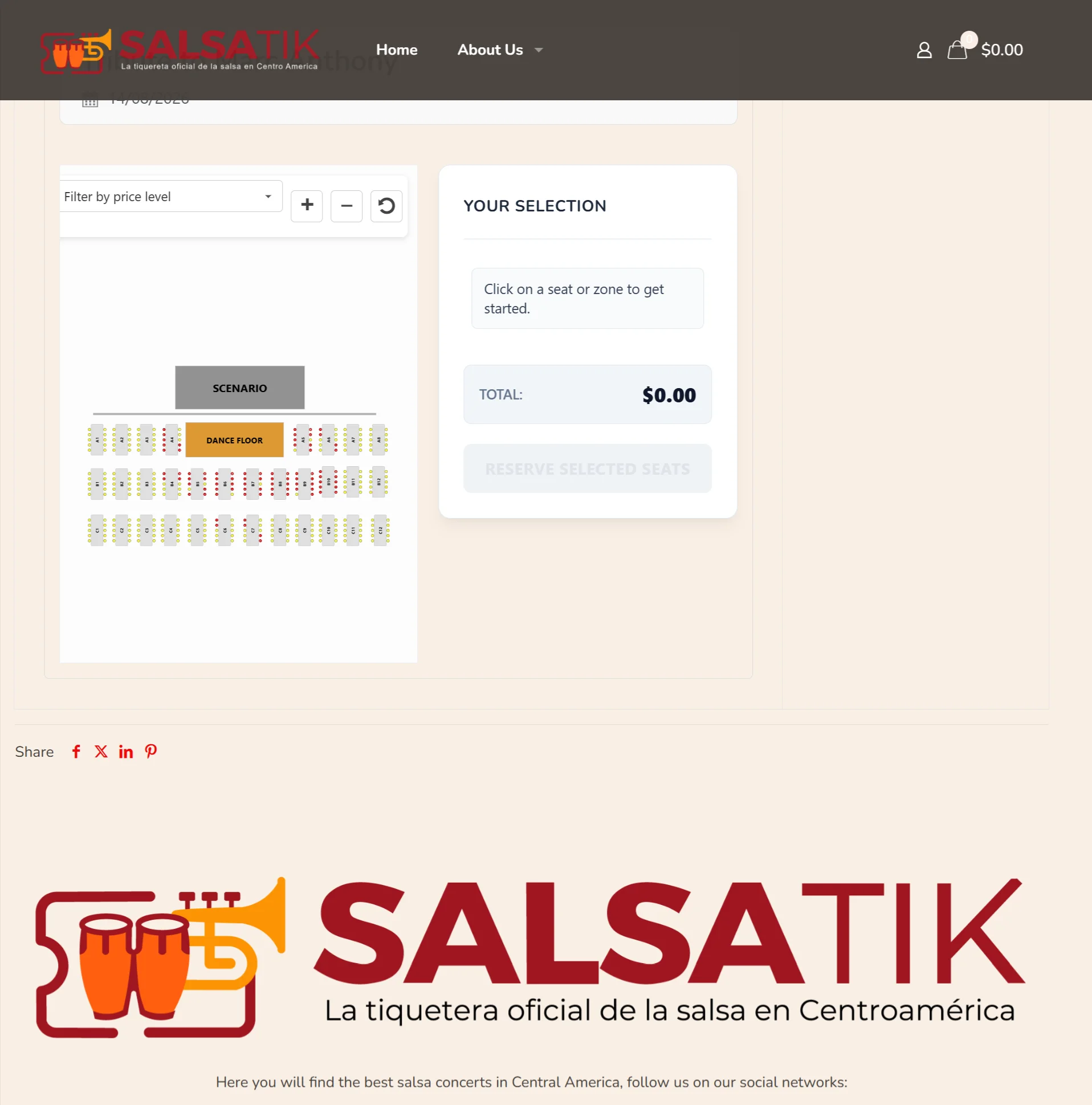 Wordpress Seating Chart