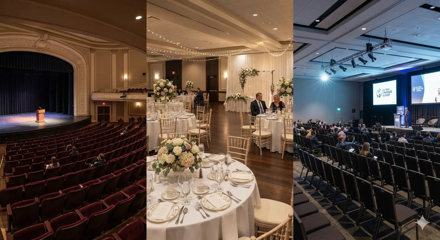 WordPress seating solutions for theaters, weddings, and conferences