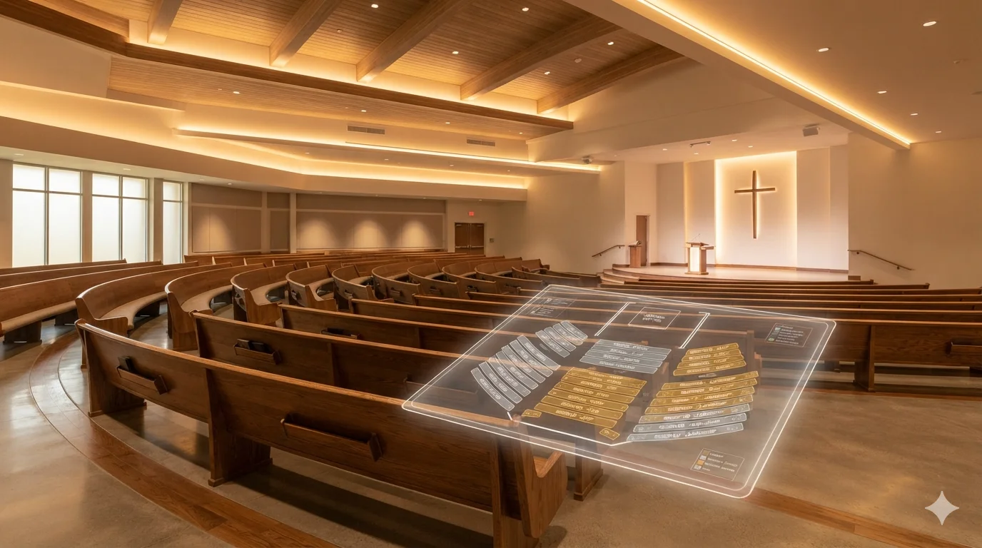 church seating chart plugin for sanctuary pew layout