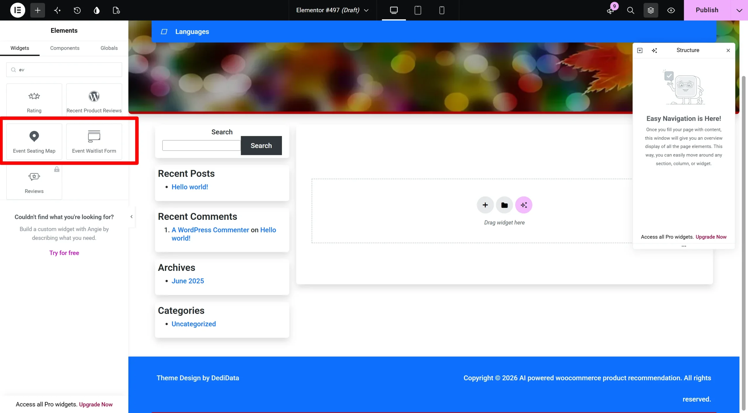 Elementor Seating Chart Widget: Divi & Gutenberg Guide