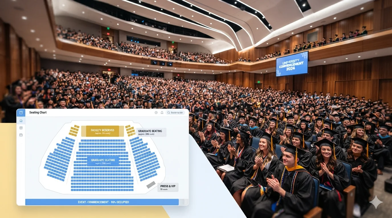 school seating chart plugin for graduation ceremony